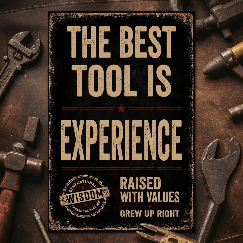 The Best Tool Is Experience 8