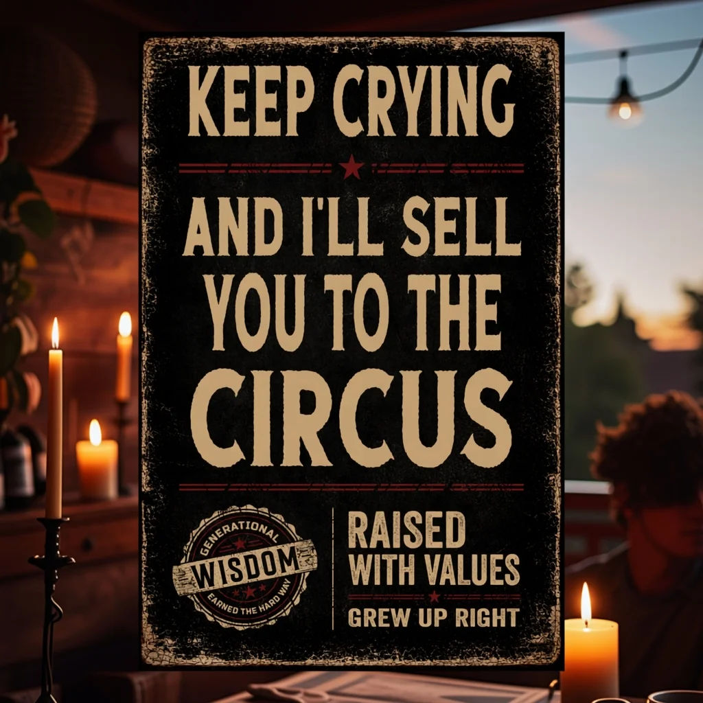 Keep Crying And I’ll Sell You To The Circus 7