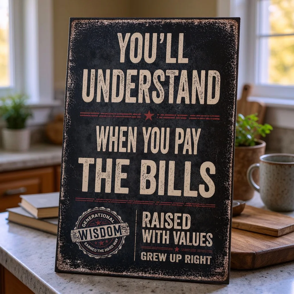 You'll Understand When You Pay The Bills 11