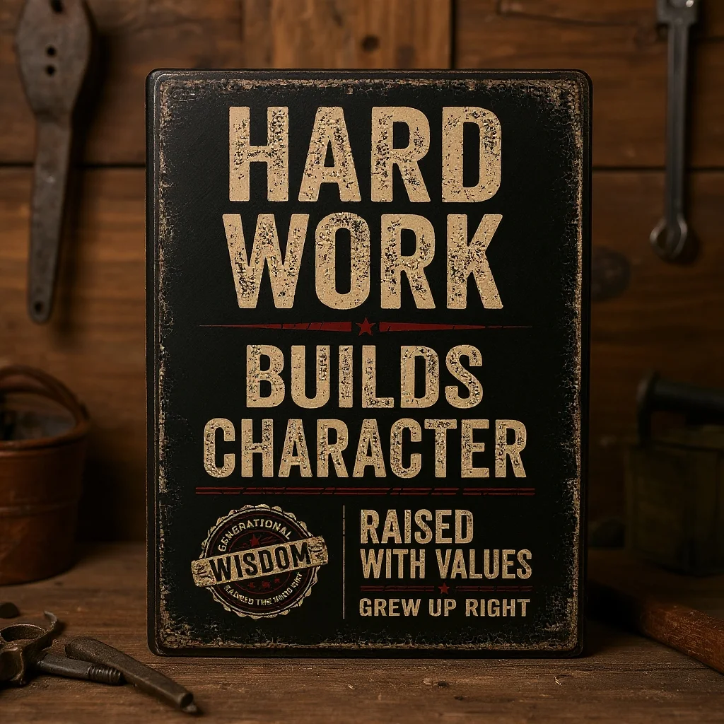Hard Work Builds Character 7