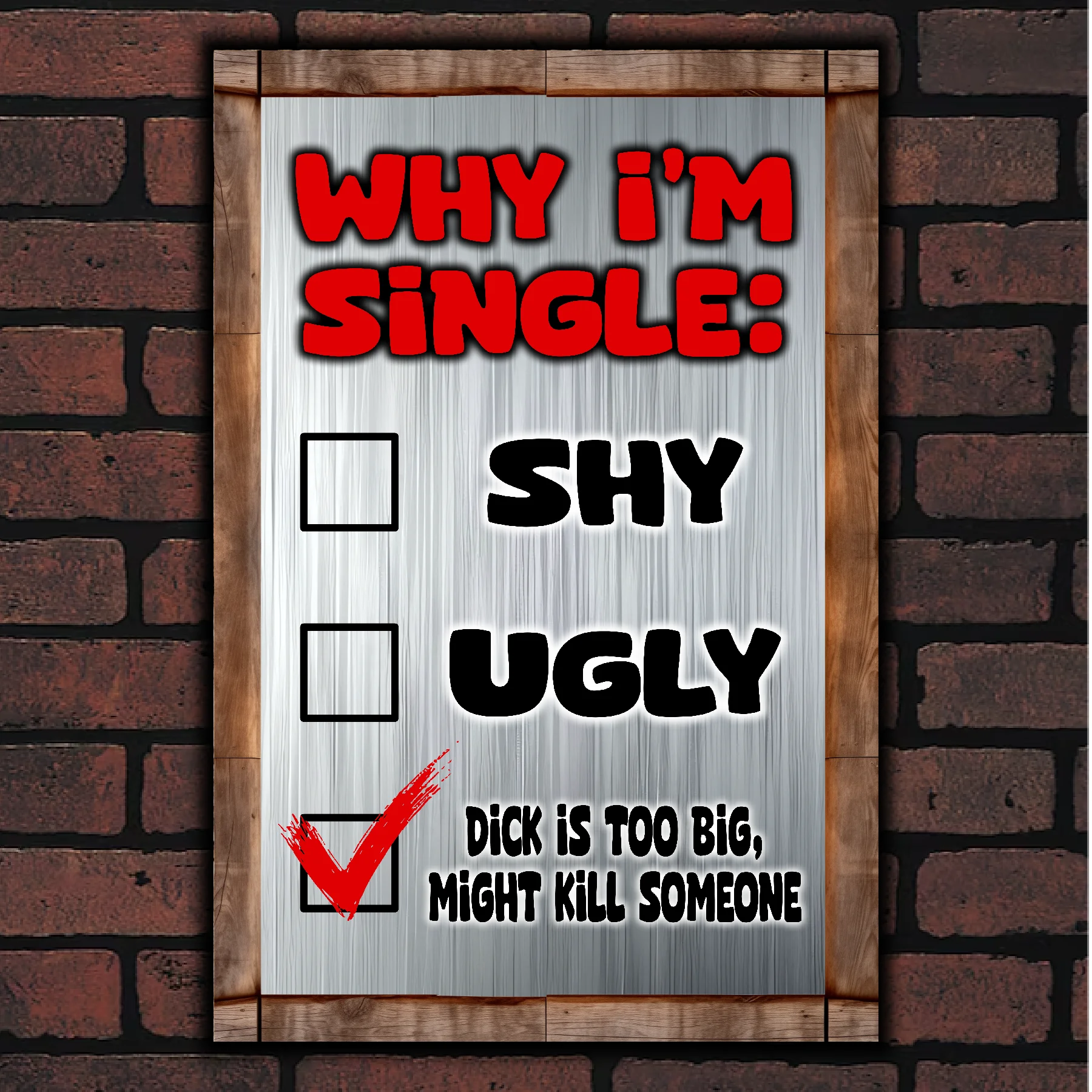 Why I'm Single: Shy, Ugly, Too Big ! 7