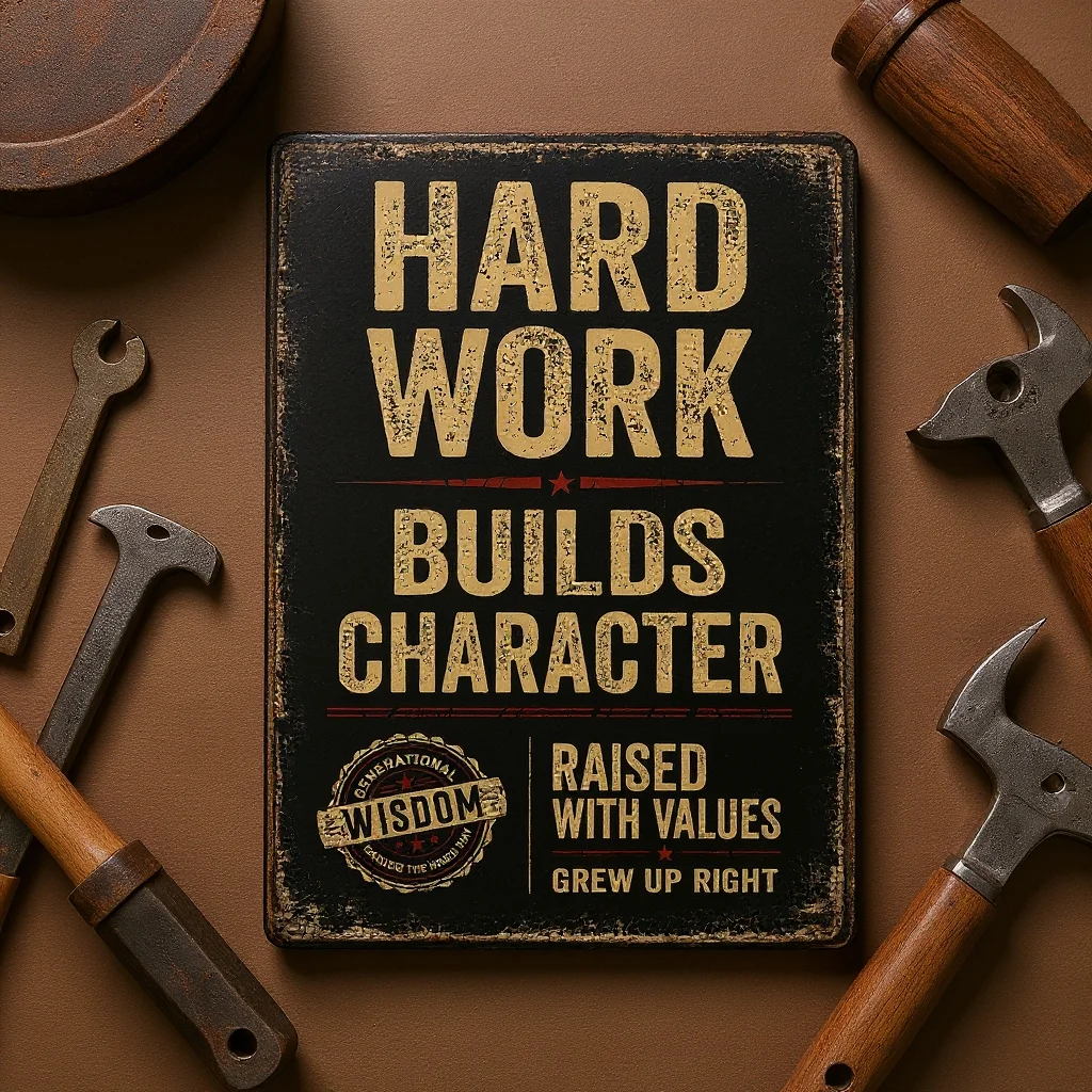Hard Work Builds Character