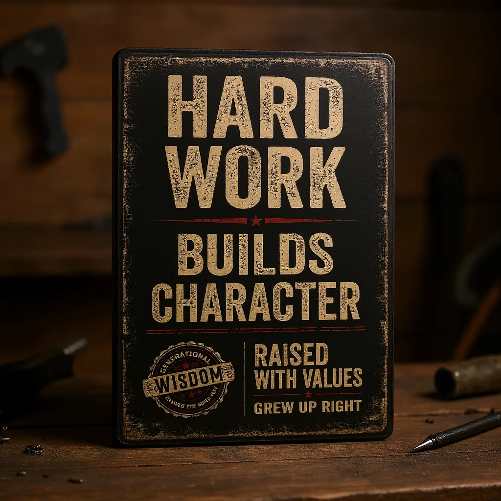 Hard Work Builds Character 3