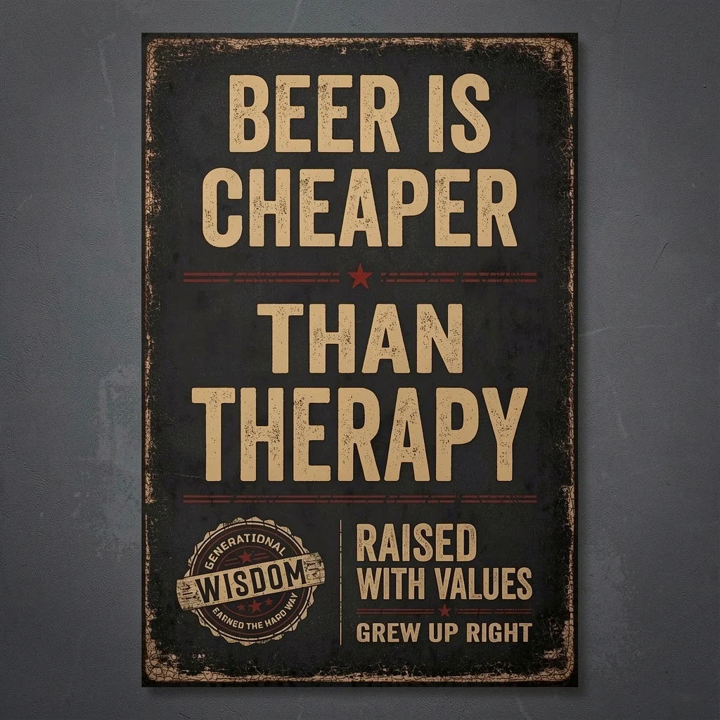 Beer Is Cheaper Than Therapy 8