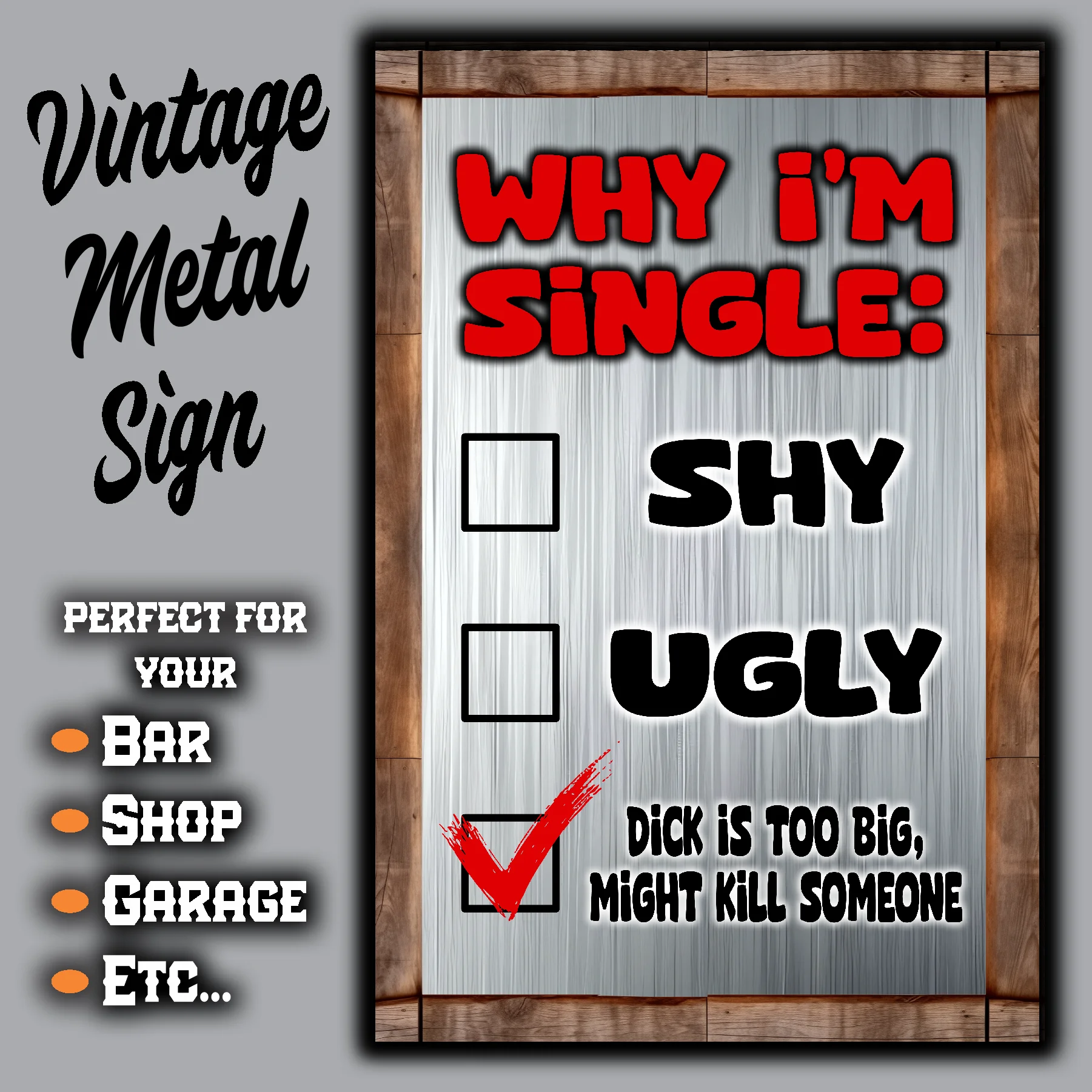 Why I'm Single: Shy, Ugly, Too Big ! 9