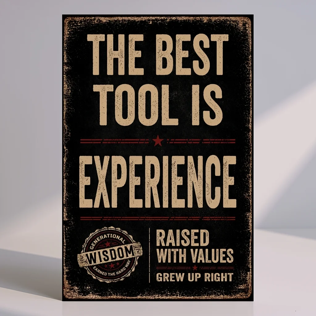 The Best Tool Is Experience 6