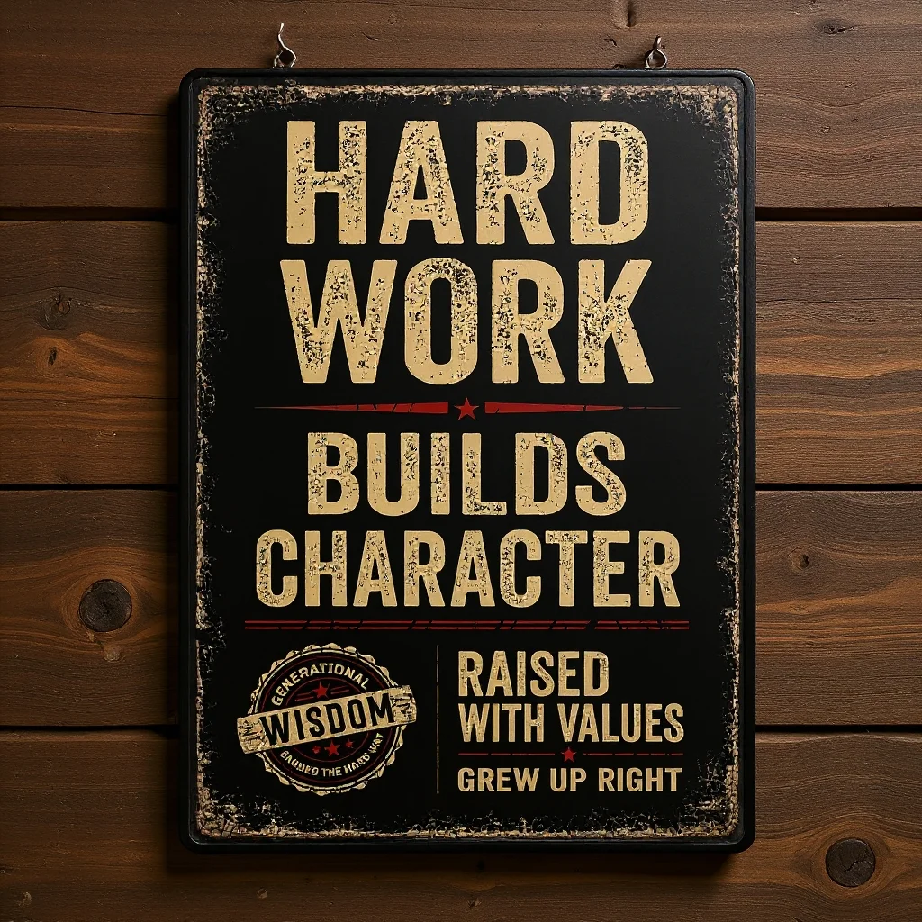 Hard Work Builds Character 8