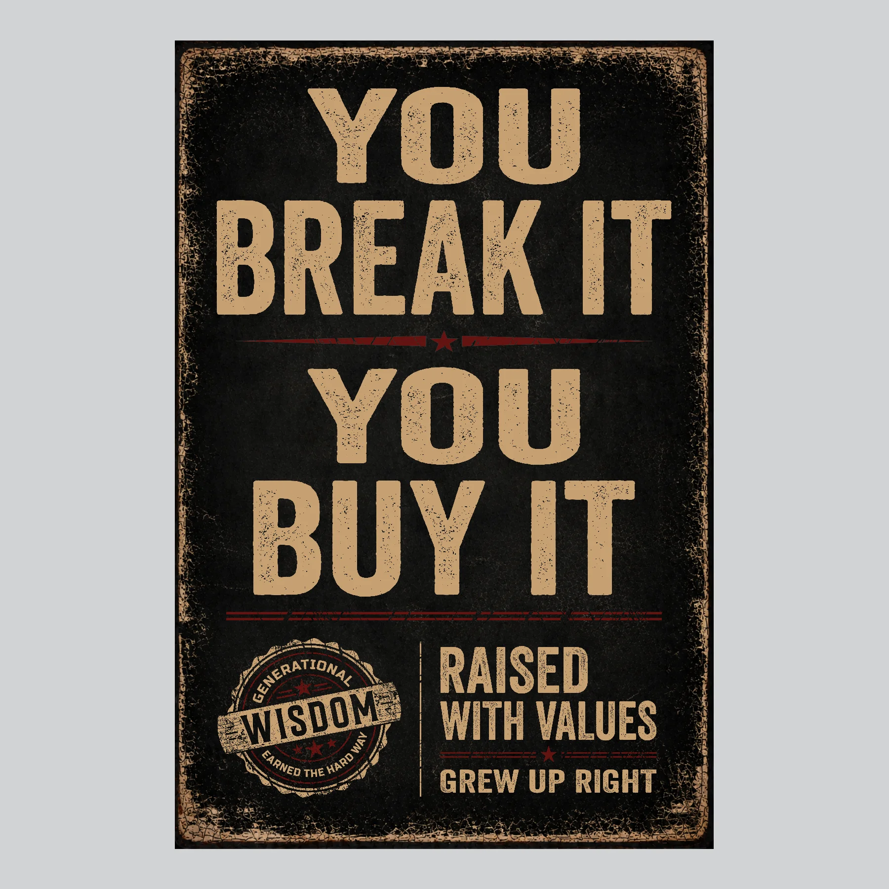 You Break It You Buy It 3