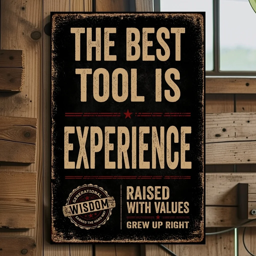 The Best Tool Is Experience 9