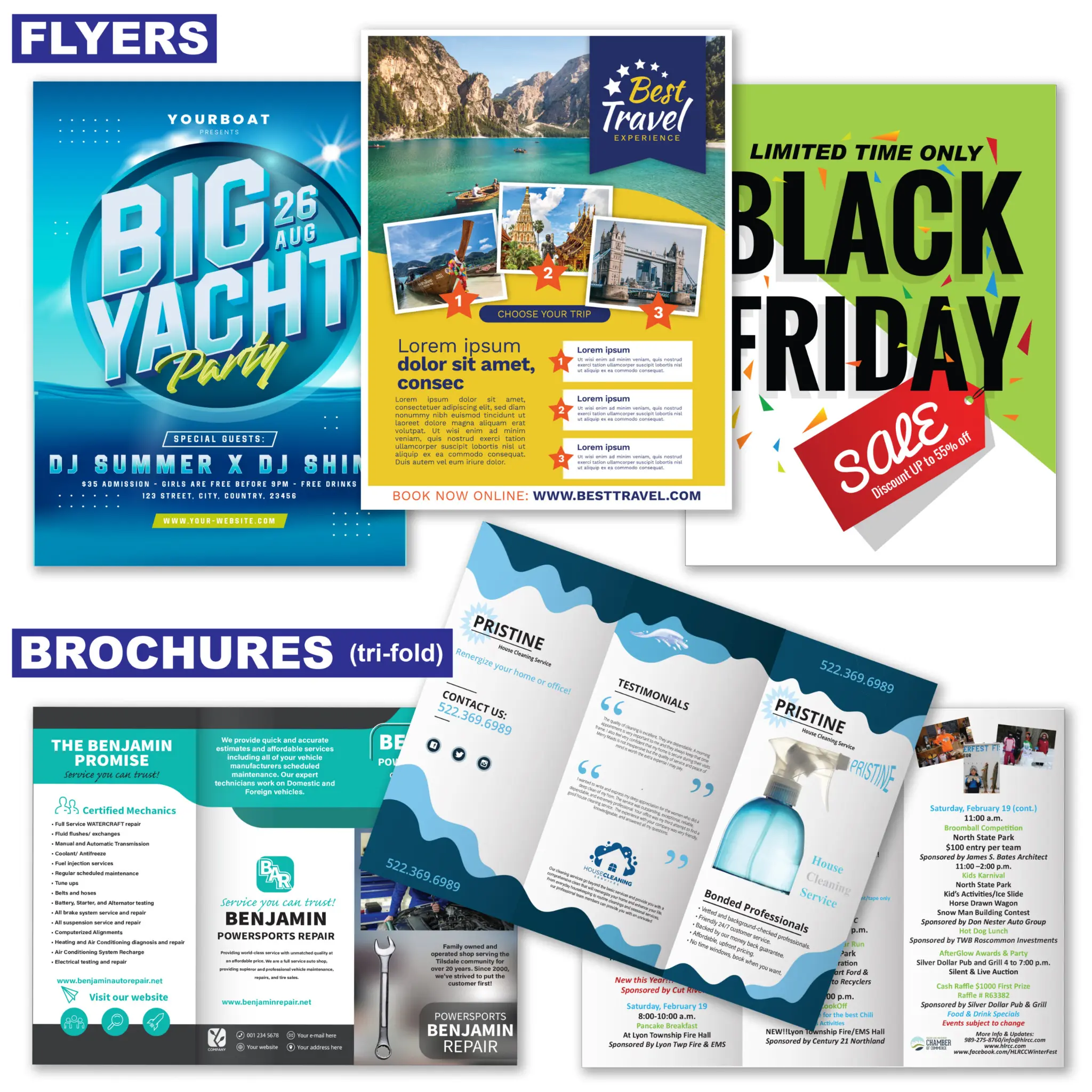 Professional Flyers & Brochures 5